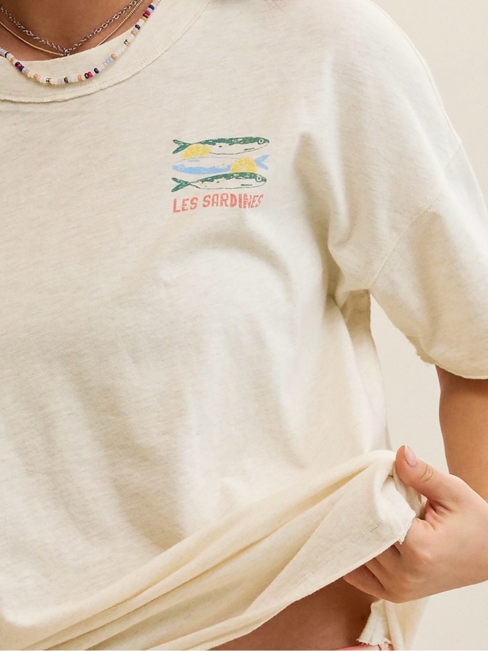 Aerie Oversized Boyfriend Graphic T Shirt Size Large - Picture 3 of 6